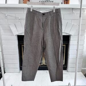 Steven Alan Small Houndstooth Cropped Pleated trousers - From Tokyo Japan